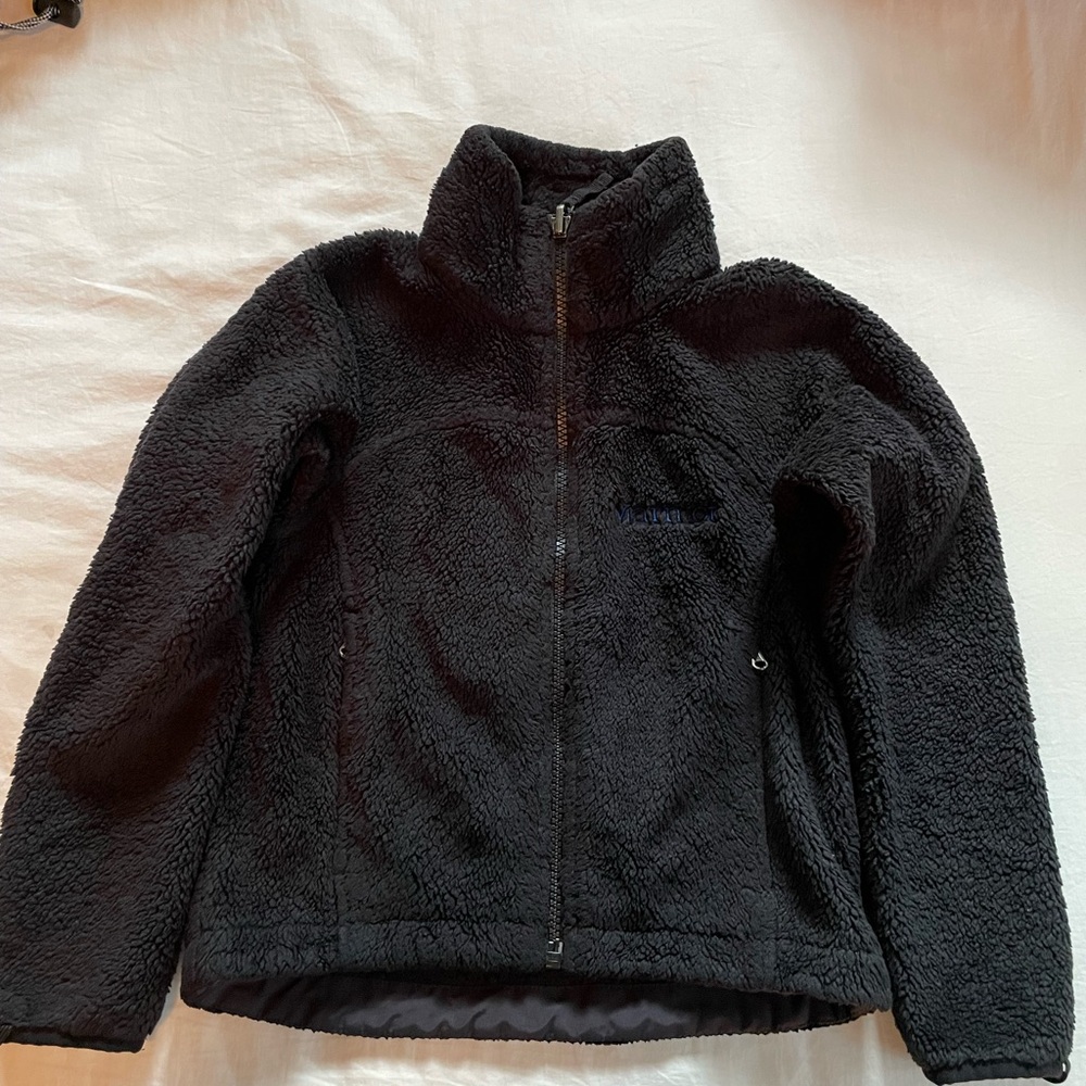 Marmot Kids Black Fleece Jacket